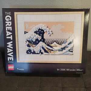LEGO Art: Hokusai – The Great Wave (31208) NEW Open Box, Complete Set, Fast Ship